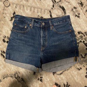 Levi's 501 Rolled Hem Shorts - 28